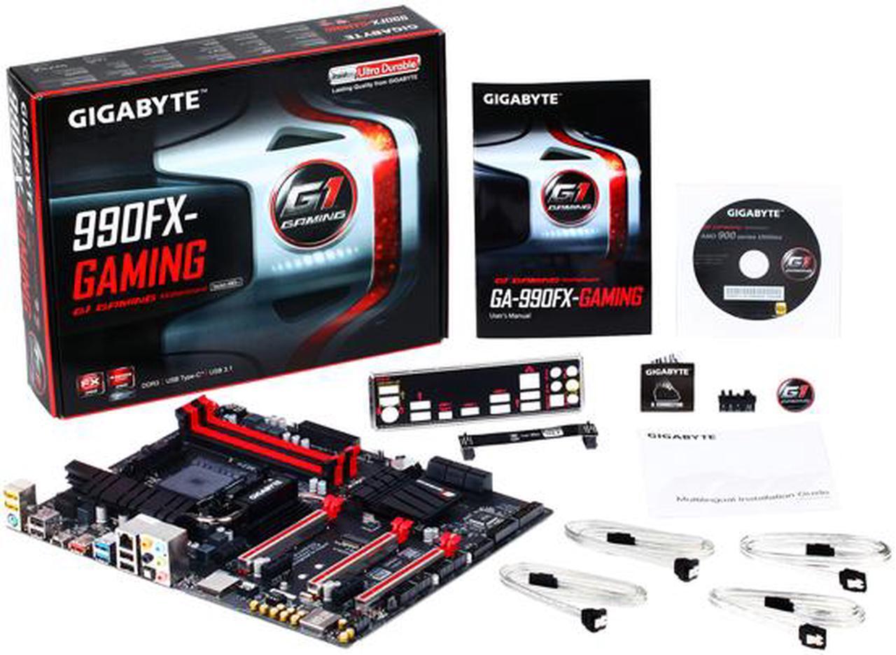 Alt view image 6 of 8 - GIGABYTE GA-990FX-Gaming AM3+ AMD 990FX SATA 6Gb/s USB 3.1 USB 3.0 ATX AMD Motherboard