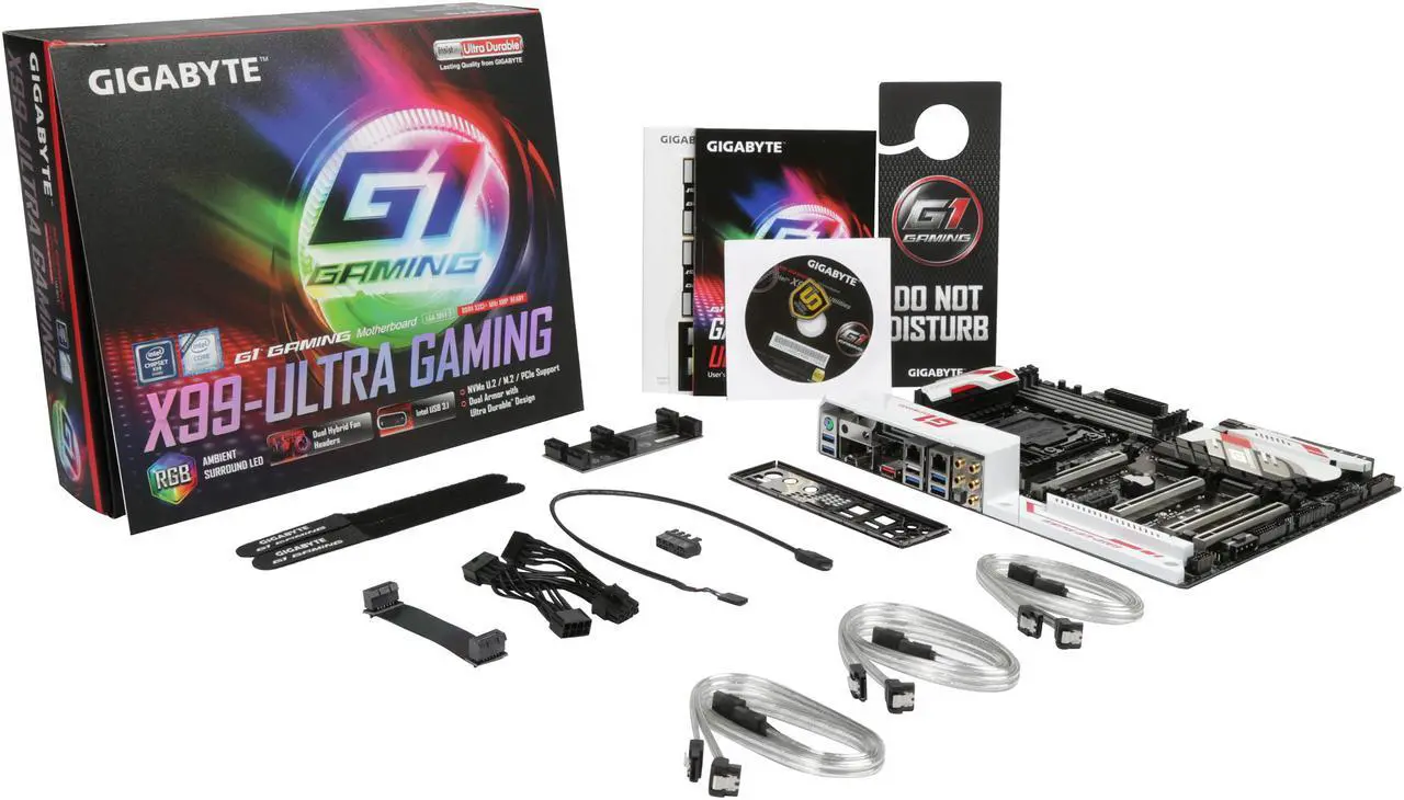 Alt view image 6 of 5 - GIGABYTE GA-X99-Ultra Gaming (rev. 1.0) LGA 2011-v3 Intel X99 USB 3.1 USB 3.0 ATX Intel Motherboard