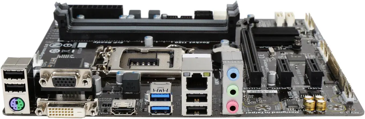 Alt view image 2 of 5 - GIGABYTE GA-B85M-DS3H-A LGA 1150 Intel B85 HDMI USB 3.0 Micro ATX Motherboards - Intel