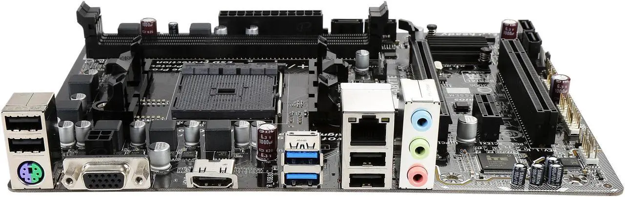 Alt view image 3 of 5 - GIGABYTE GA-F2A68HM-H FM2+ AMD A68H USB 3.0 HDMI Micro ATX Motherboards - AMD
