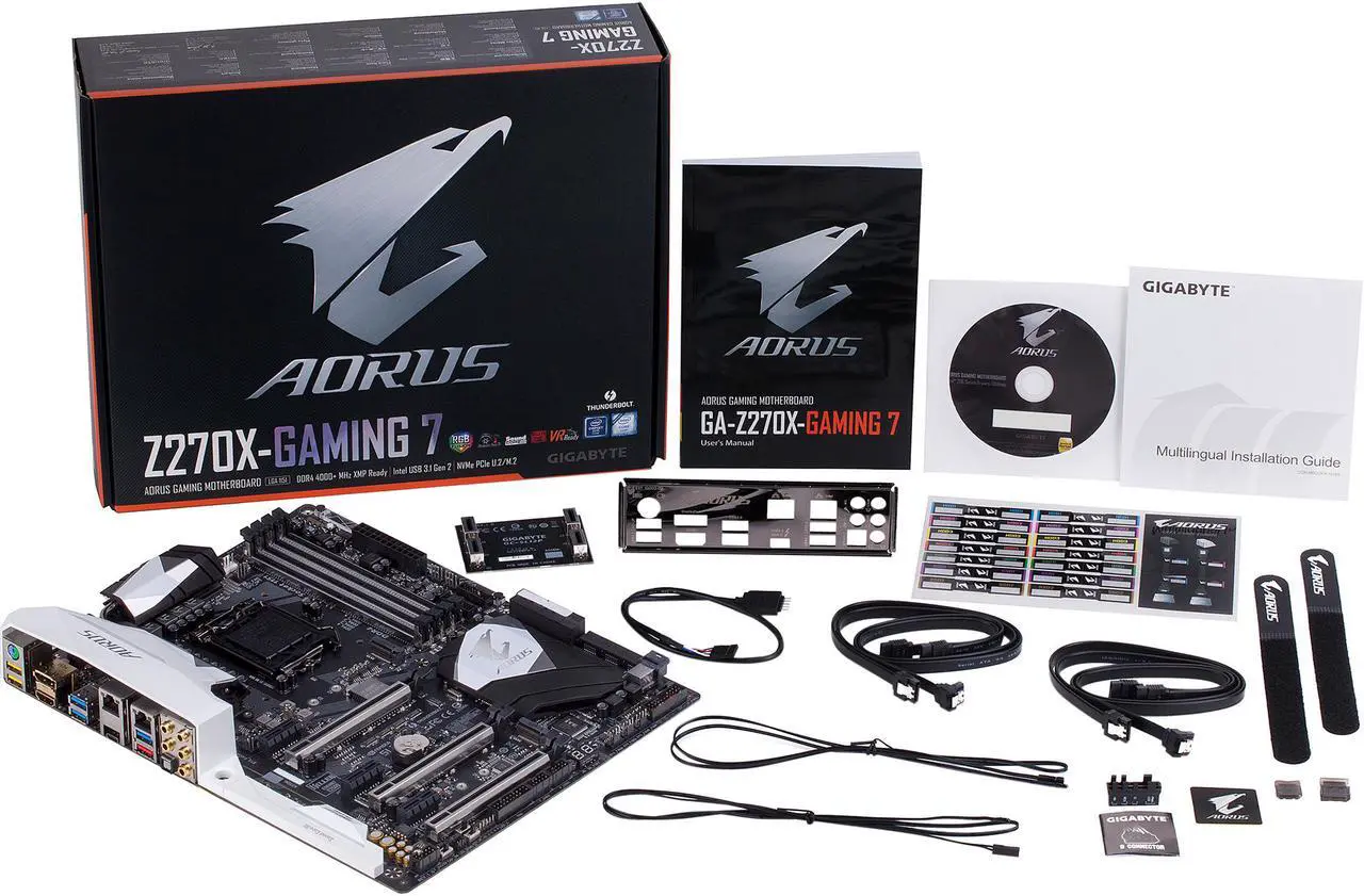 Alt view image 6 of 7 - GIGABYTE AORUS GA-Z270X-Gaming 7 (rev. 1.0) LGA 1151 Intel Z270 HDMI USB 3.1 ATX Motherboards - Intel