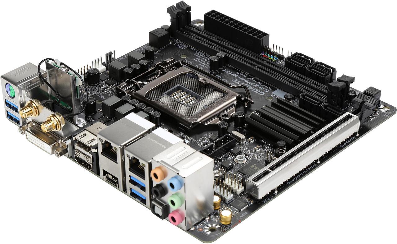 GIGABYTE GA-Z270N-WIFI (rev. 1.0) LGA 1151 Intel Z270 HDMI SATA 6Gb/s USB 3.1 Mini ITX Motherboards - Intel