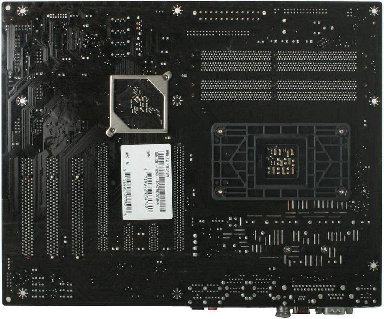 Alt view image 4 of 9 - MSI K9N SLI Platinum AM2 NVIDIA nForce 570 SLI MCP ATX AMD Motherboard
