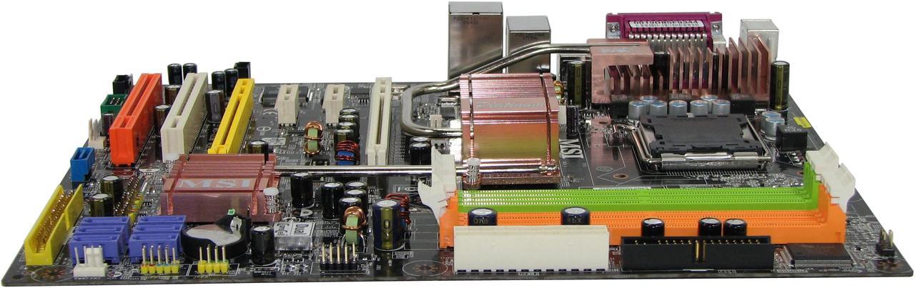 Alt view image 2 of 3 - MSI P965 Platinum LGA 775 Intel P965 Express ATX Intel Motherboard