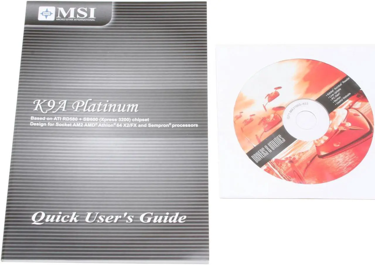 Alt view image 5 of 6 - MSI K9A Platinum AM2 AMD 580X CrossFire ATX AMD Motherboard