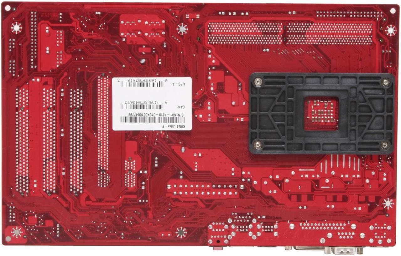 Alt view image 4 of 7 - MSI K9N4 Ultra-F AM2 NVIDIA nForce 500 Ultra ATX AMD Motherboard