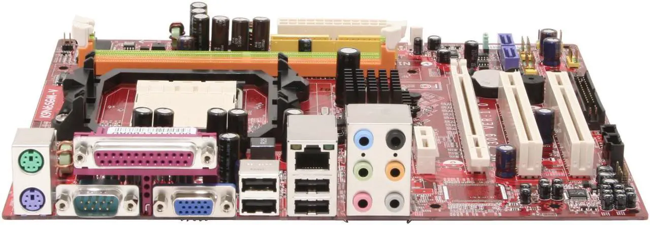 Alt view image 2 of 7 - MSI K9N6SGM-V AM2 NVIDIA GeForce 6100 Micro ATX AMD Motherboard