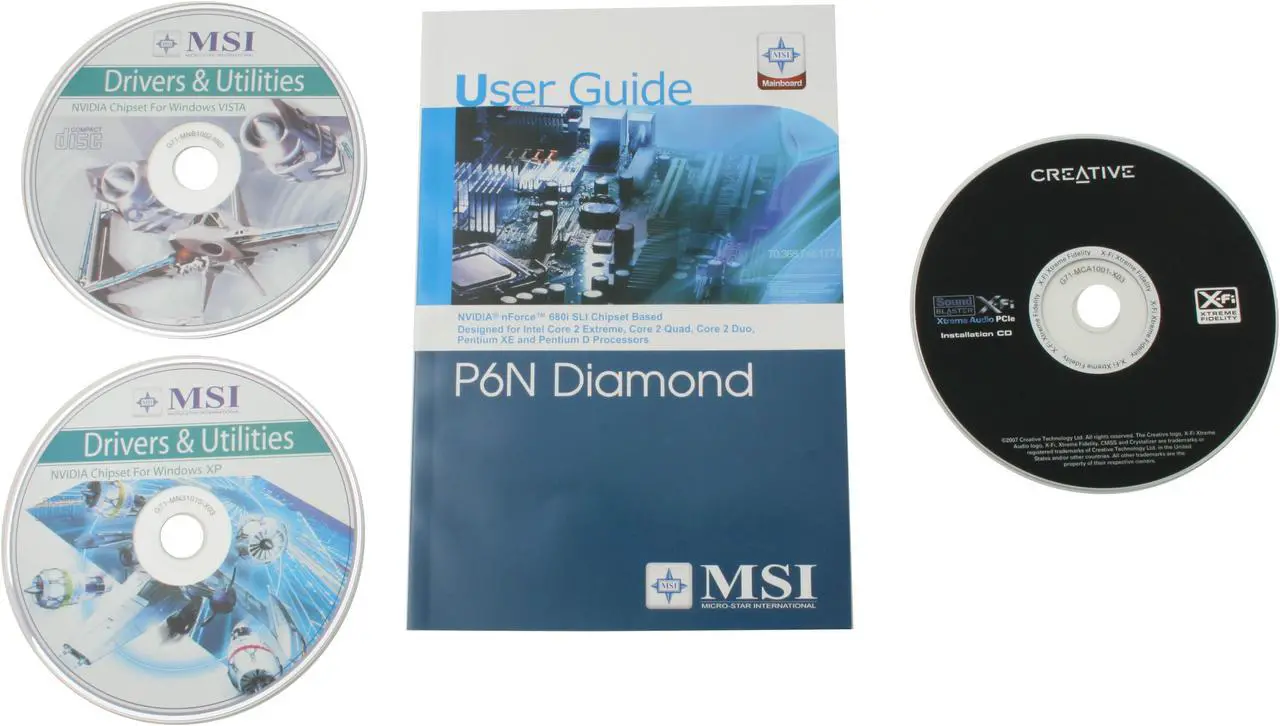 Alt view image 6 of 7 - MSI P6N Diamond LGA 775 NVIDIA nForce 680i SLI ATX Intel Motherboard