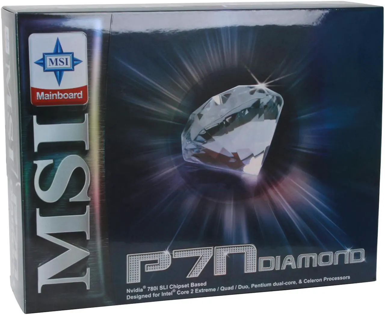Alt view image 12 of 12 - MSI P7N Diamond LGA 775 NVIDIA nForce 780i SLI ATX Intel Motherboard with SoundBlaster X-Fi Extreme Audio