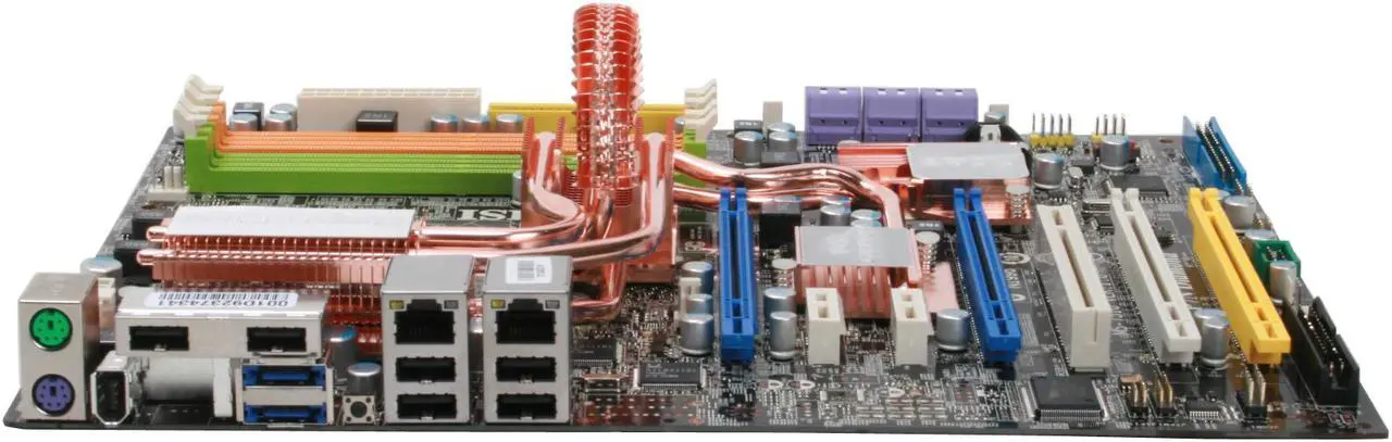 Alt view image 2 of 12 - MSI P7N Diamond LGA 775 NVIDIA nForce 780i SLI ATX Intel Motherboard with SoundBlaster X-Fi Extreme Audio