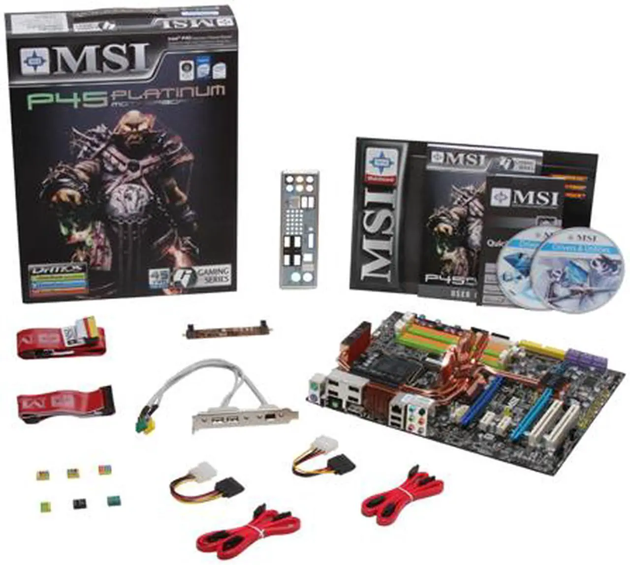 Alt view image 5 of 5 - MSI P45 Platinum LGA 775 Intel P45 ATX Intel Motherboard