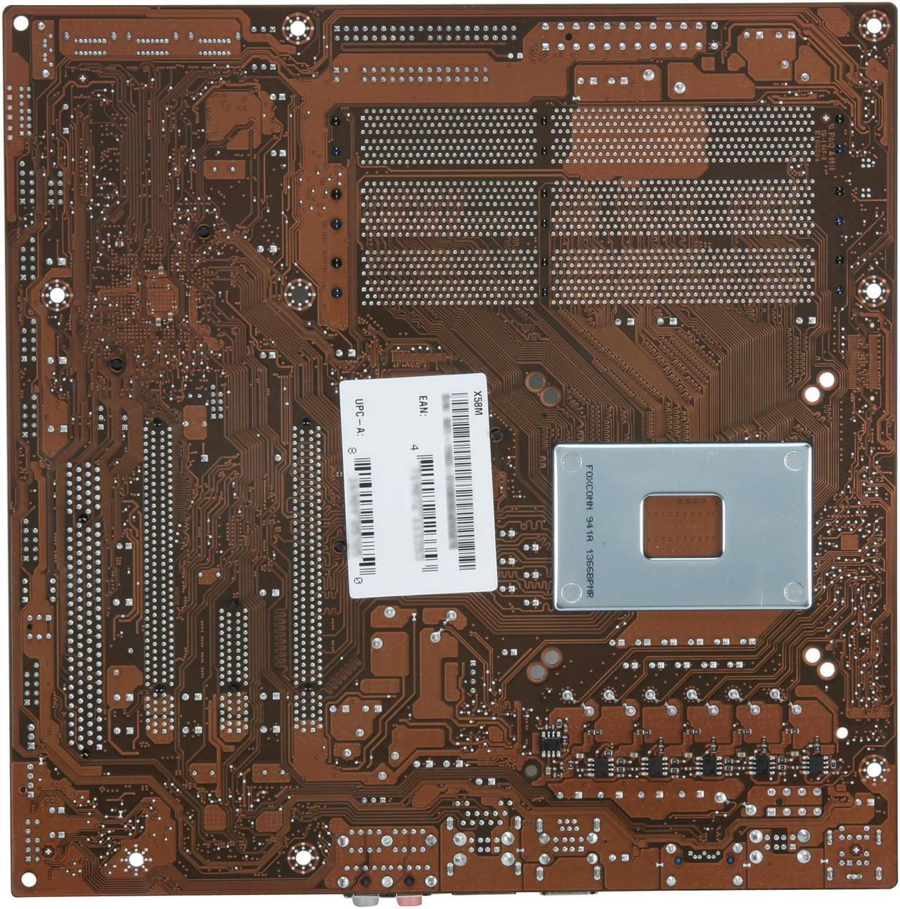 Alt view image 4 of 5 - MSI X58M LGA 1366 Intel X58 Micro ATX Intel Motherboard