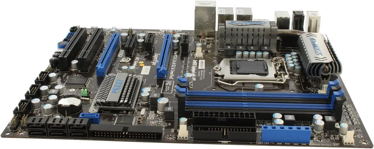 Alt view image 4 of 11 - MSI P55-GD65 LGA 1156 Intel P55 ATX Intel Motherboard
