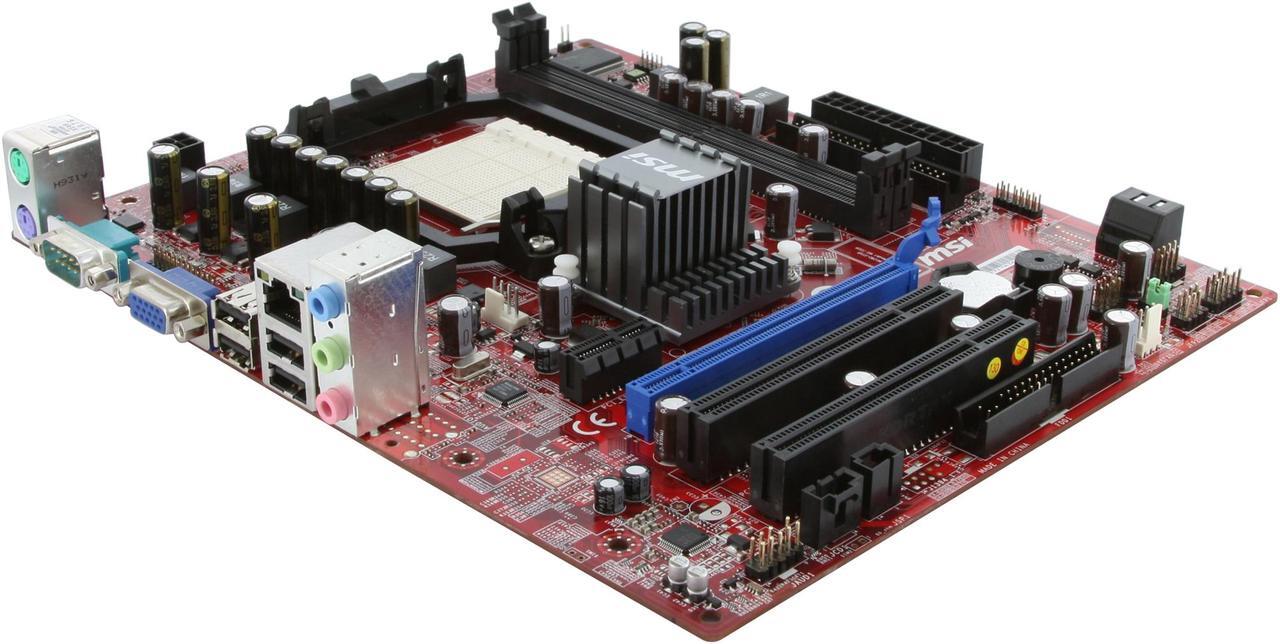 Main image of MSI K9N6PGM2-V2 AM3/AM2+/AM2 NVIDIA GeForce 6150SE Micro ATX AMD Motherboard