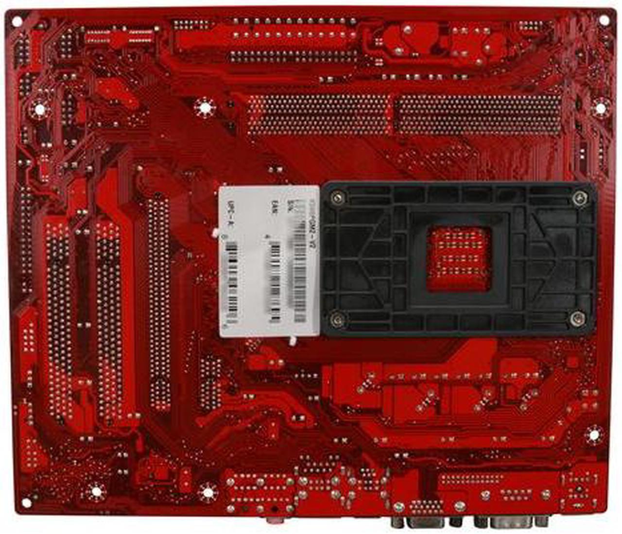 Alt view image 10 of 11 - MSI K9N6PGM2-V2 AM3/AM2+/AM2 NVIDIA GeForce 6150SE Micro ATX AMD Motherboard