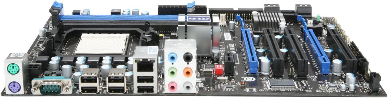 Alt view image 2 of 5 - MSI 870-G45 AM3 AMD 770 ATX AMD Motherboard