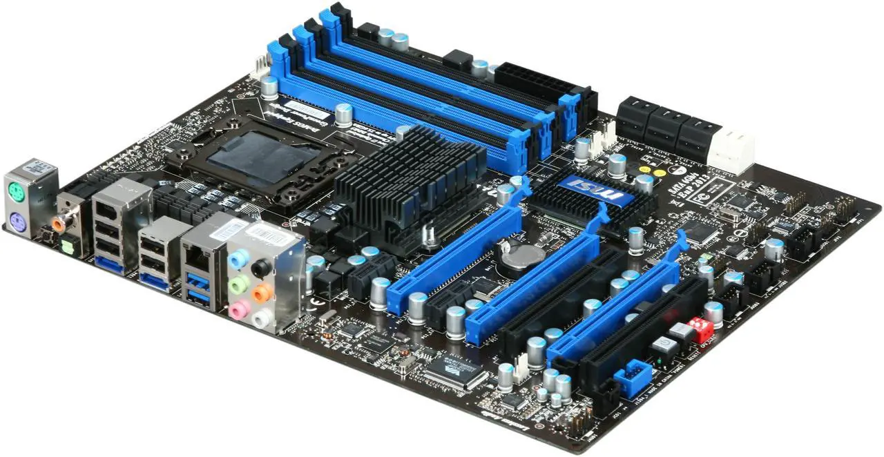 Alt view image 2 of 6 - MSI X58A-GD65 LGA 1366 Intel X58 USB 3.0 ATX Intel Motherboard