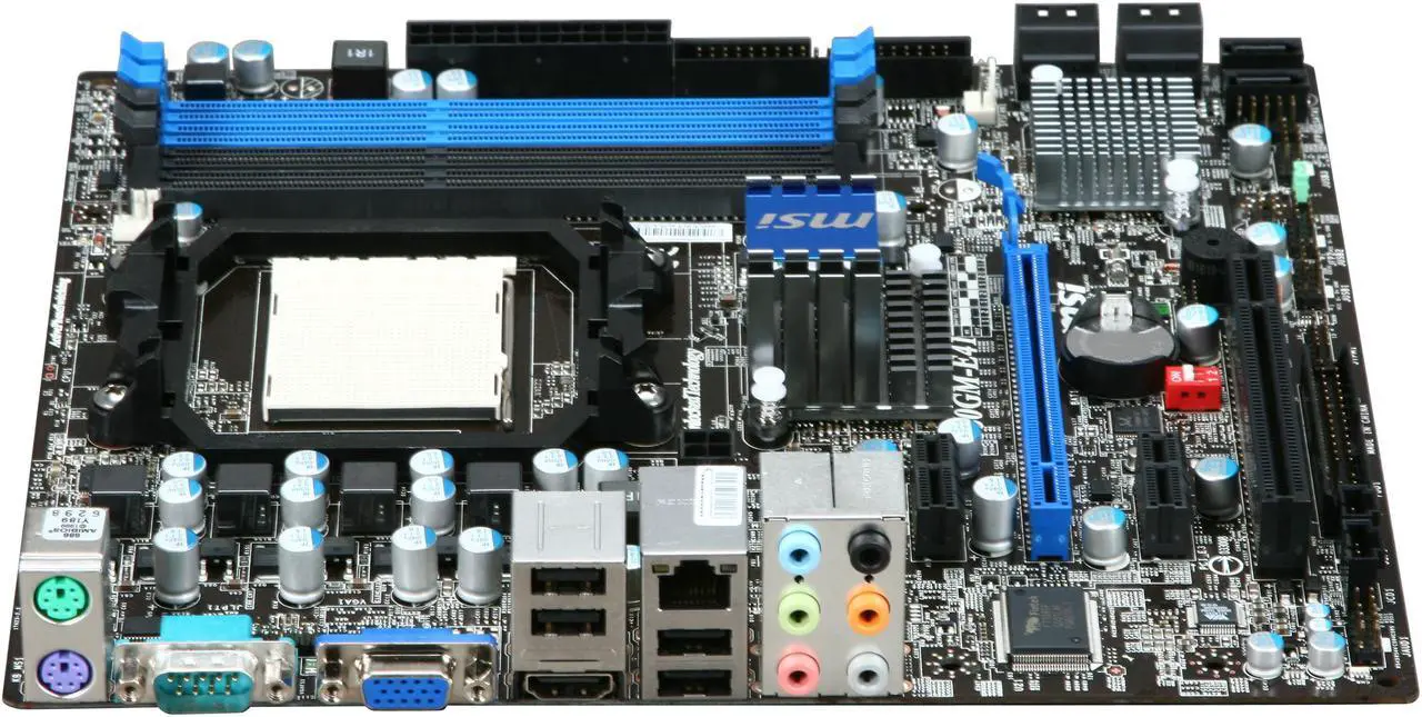 Alt view image 2 of 5 - MSI 880GM-E41 AM3 AMD 880G HDMI Micro ATX AMD Motherboard