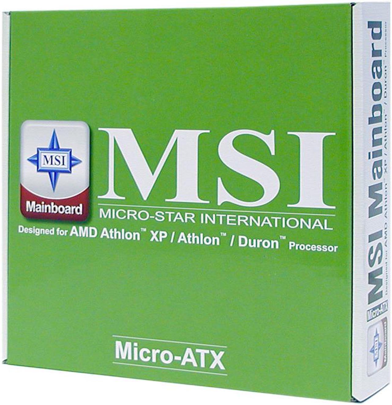 Alt view image 4 of 4 - MSI KM2M Combo-L 462(A) VIA KM266 Micro ATX AMD Motherboard