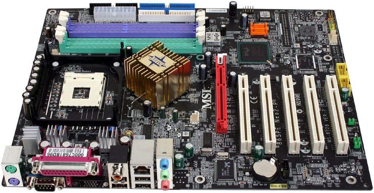 MSI 865PE Neo2-PFS(PE) Socket 478 Intel 865PE ATX Intel Motherboard