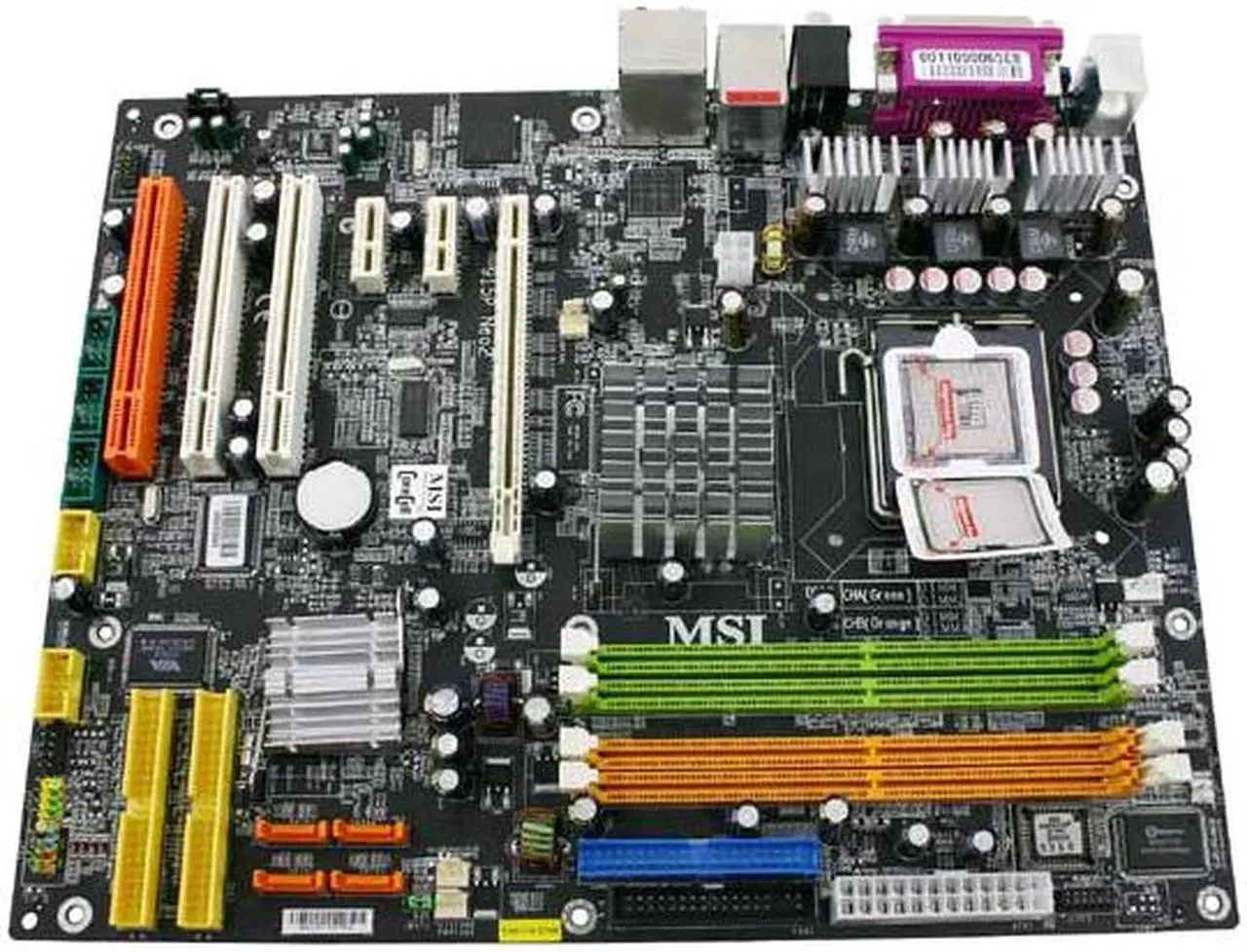 Alt view image 2 of 4 - MSI 915 NEO2 PLATINUM LGA 775 Intel 915P ATX Intel Motherboard