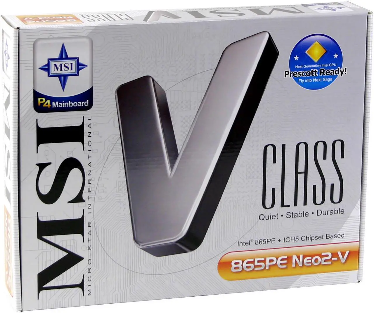 Alt view image 4 of 4 - MSI 865PE NEO2-V Socket 478 Intel 865PE ATX Intel Motherboard