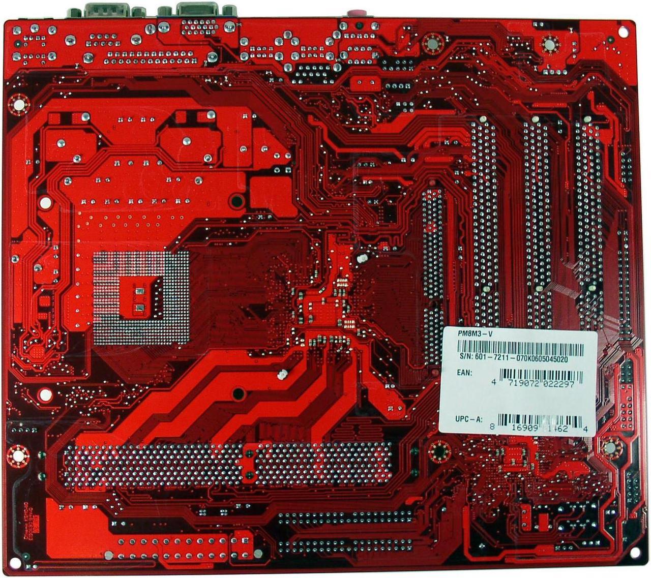 Alt view image 4 of 6 - MSI PM8M3-V LGA 775 VIA P4M800CE Micro ATX Intel Motherboard