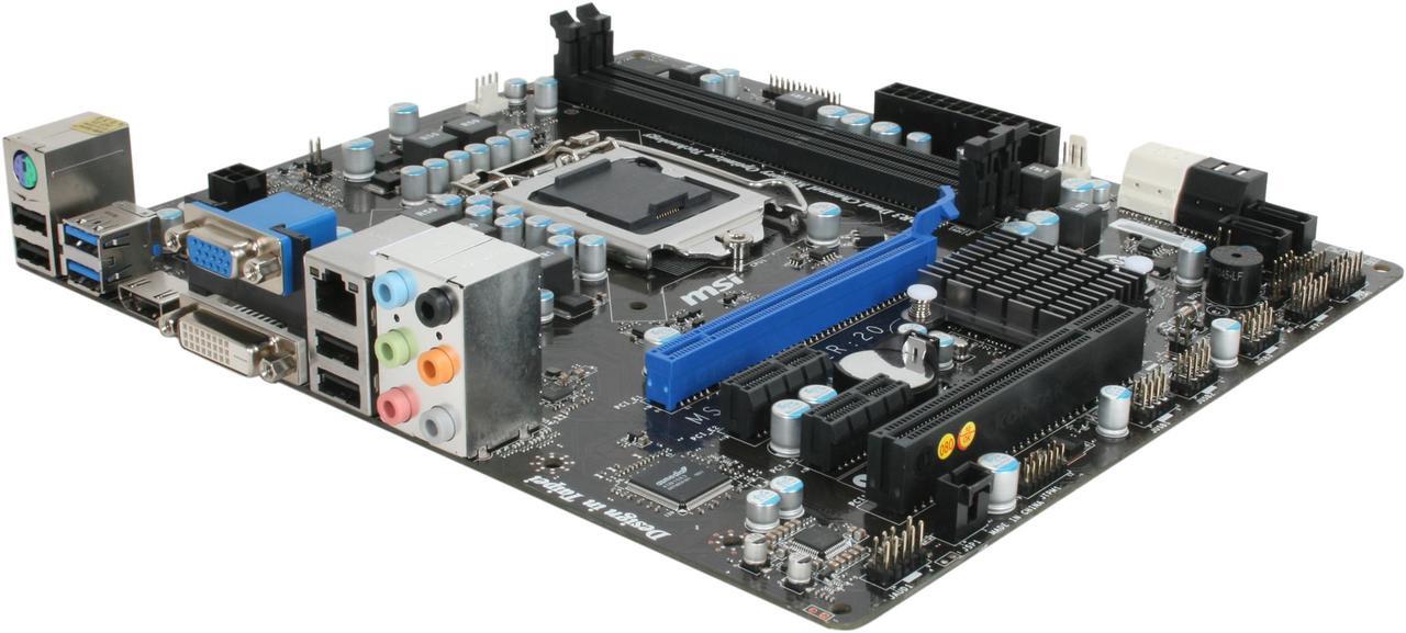 Main image of MSI H67MA-E35 (B3) LGA 1155 Intel H67 HDMI SATA 6Gb/s USB 3.0 Micro ATX Intel Motherboard