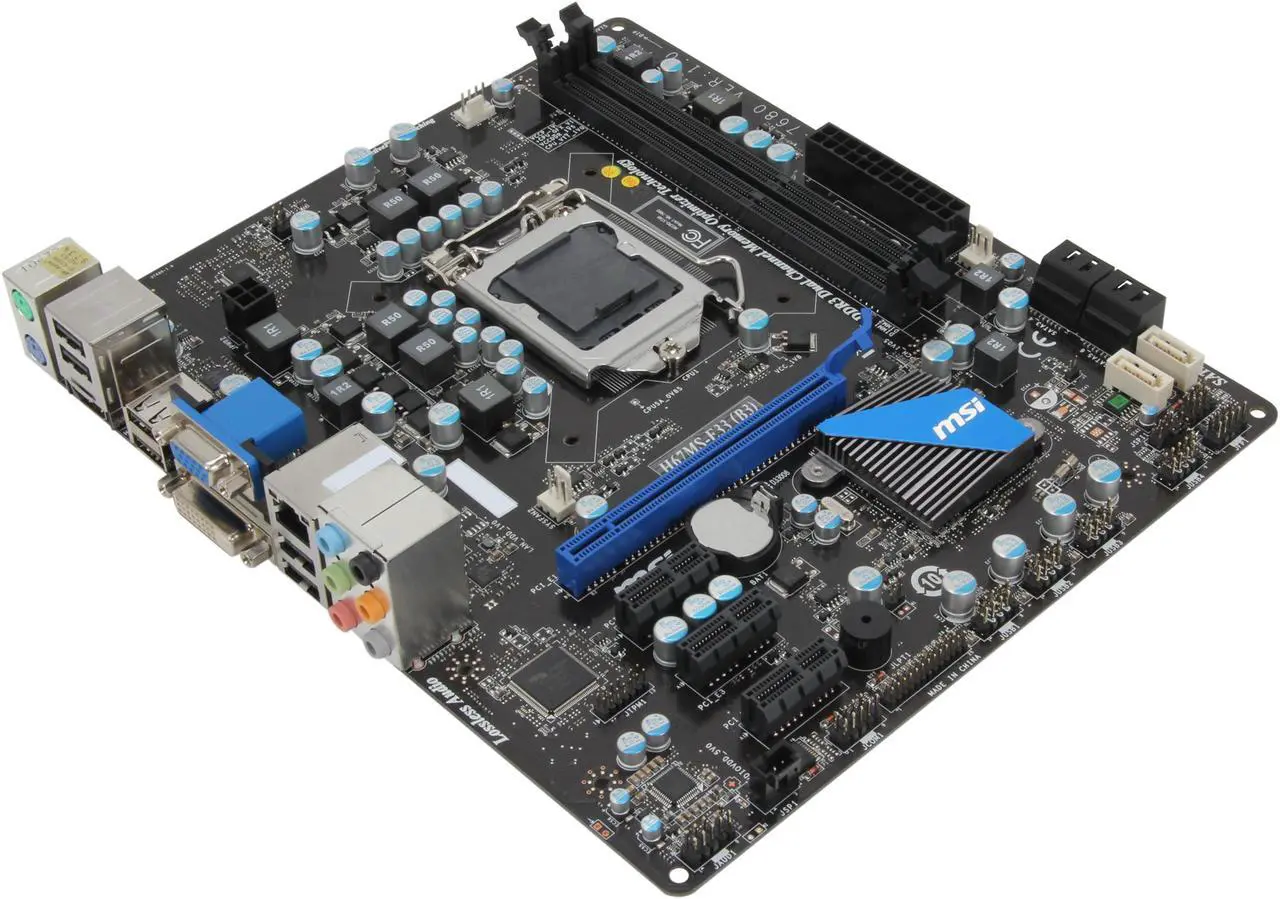 Main image of MSI H67MS-E33 (B3) LGA 1155 Intel H67 HDMI Micro ATX Intel Motherboard