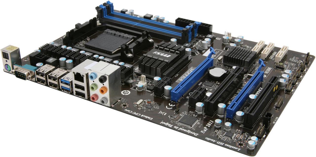 MSI 970A-G45 AM3+ AMD 970 SATA 6Gb/s USB 3.0 ATX AMD Motherboard