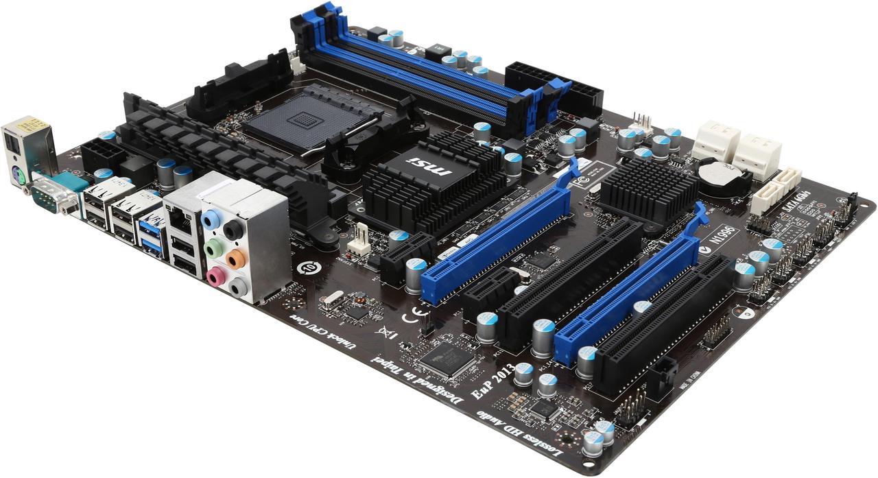 MSI 970A-G46 AM3+/AM3 AMD 970 + SB950 SATA 6Gb/s USB 3.0 ATX AMD Motherboard with UEFI BIOS