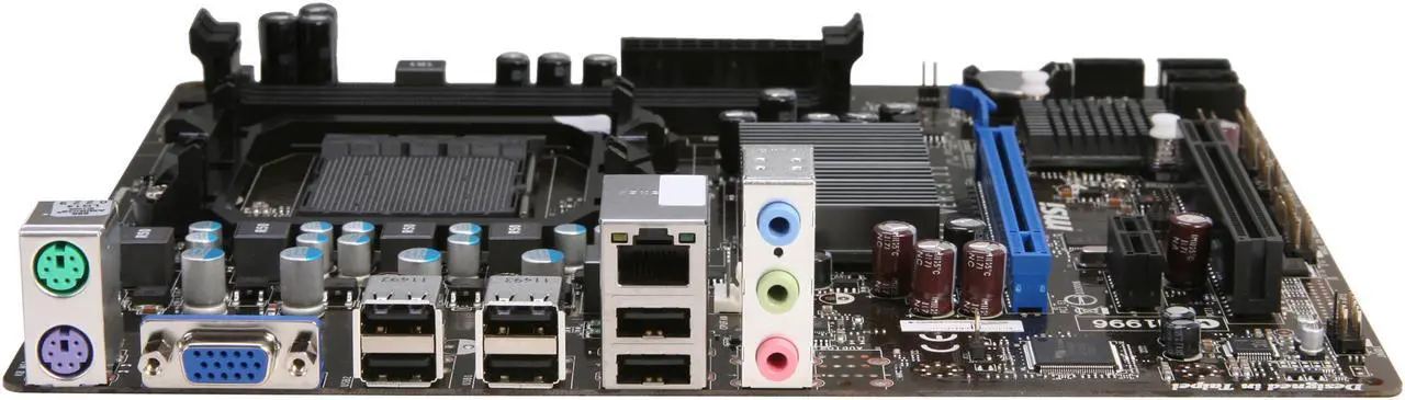 Alt view image 2 of 5 - MSI 760GM-P21 (FX) AM3+ AMD 760G Micro ATX AMD Motherboard