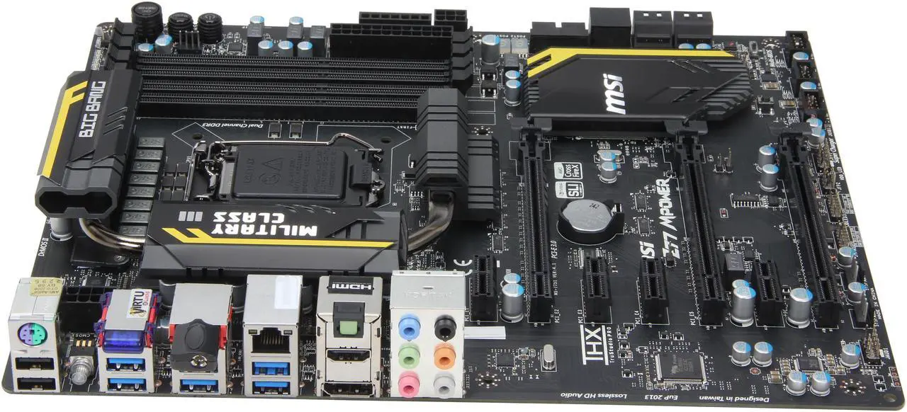 Alt view image 2 of 5 - MSI Z77 MPOWER LGA 1155 Intel Z77 HDMI USB 3.0 ATX Intel Motherboard with UEFI BIOS