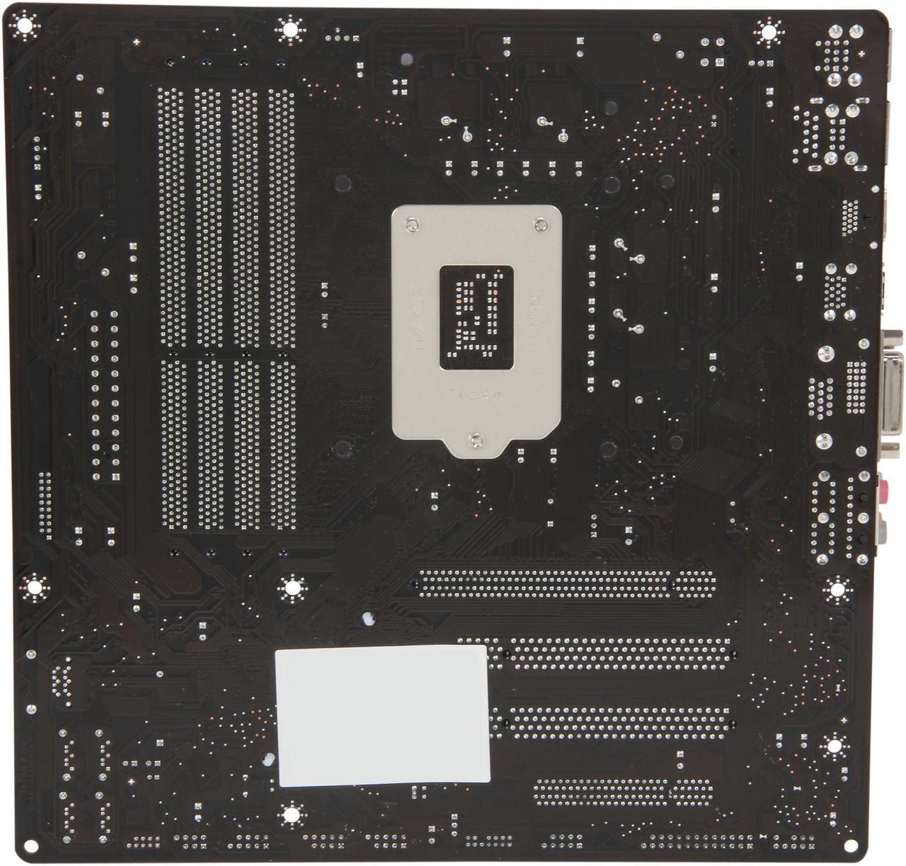 Alt view image 4 of 5 - MSI B75MA-G43 LGA 1155 Intel B75 HDMI USB 3.0 Micro ATX Intel Motherboard with UEFI BIOS