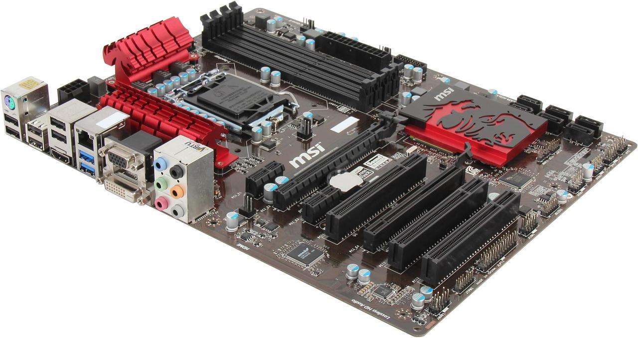 Main image of MSI Z77A-G43 Gaming LGA 1155 Intel Z77 HDMI SATA 6Gb/s USB 3.0 ATX Intel Motherboard