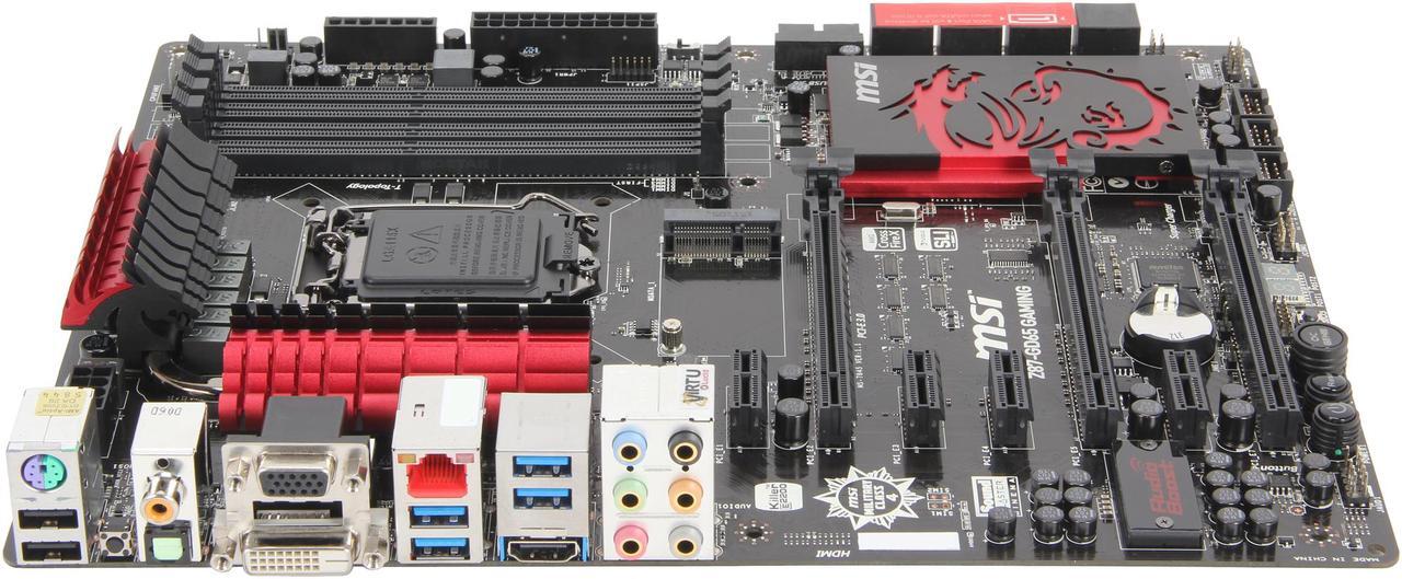 Alt view image 2 of 5 - MSI Z87-GD65 Gaming LGA 1150 Intel Z87 HDMI SATA 6Gb/s USB 3.0 ATX Extreme OC High Performance Triple CFX/ SLI  Intel Motherboard