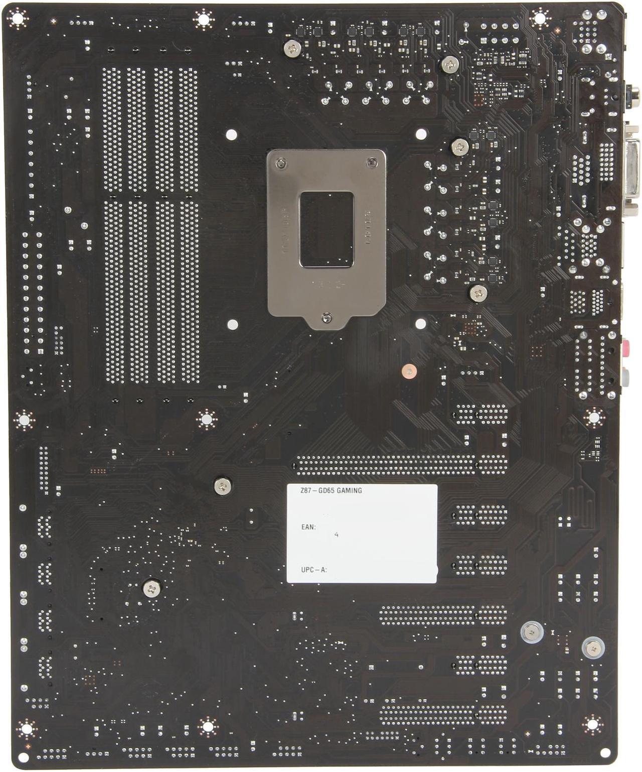 Alt view image 4 of 5 - MSI Z87-GD65 Gaming LGA 1150 Intel Z87 HDMI SATA 6Gb/s USB 3.0 ATX Extreme OC High Performance Triple CFX/ SLI  Intel Motherboard