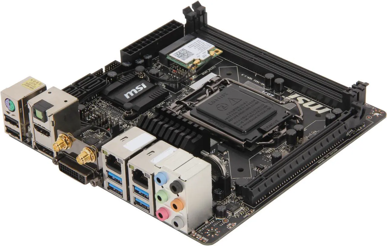 Main image of MSI Z87I LGA 1150 Intel Z87 HDMI USB 3.0 Mini ITX Intel Motherboard