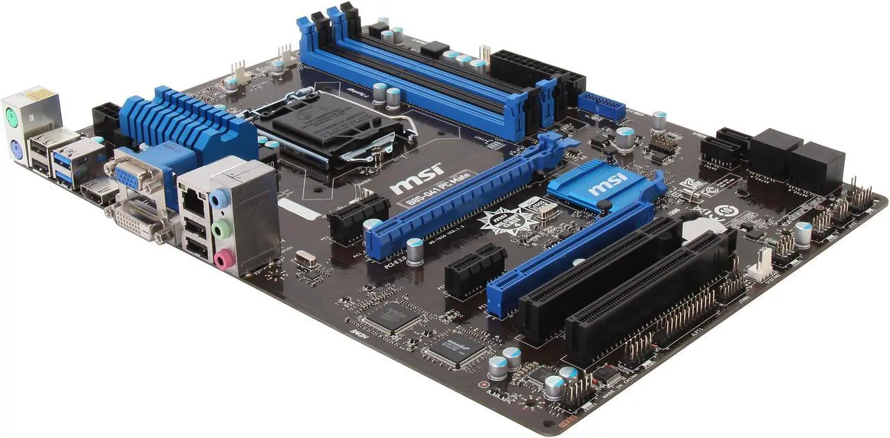 Main image of MSI B85-G41 PC Mate LGA 1150 Intel B85 HDMI USB 3.0 ATX High Performance CF Intel Motherboard