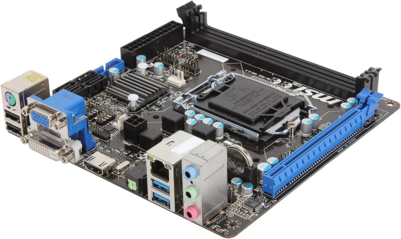 Main image of MSI H81I LGA 1150 Intel H81 HDMI USB 3.0 Mini ITX Intel Motherboard