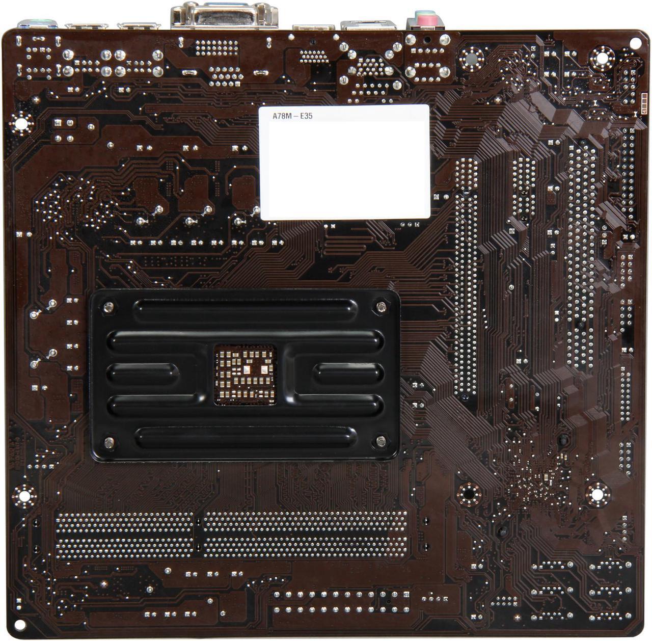 Alt view image 5 of 5 - MSI A78M-E35 FM2+ / FM2 AMD A78 (Bolton D3) SATA 6Gb/s USB 3.0 HDMI Micro ATX AMD Motherboard