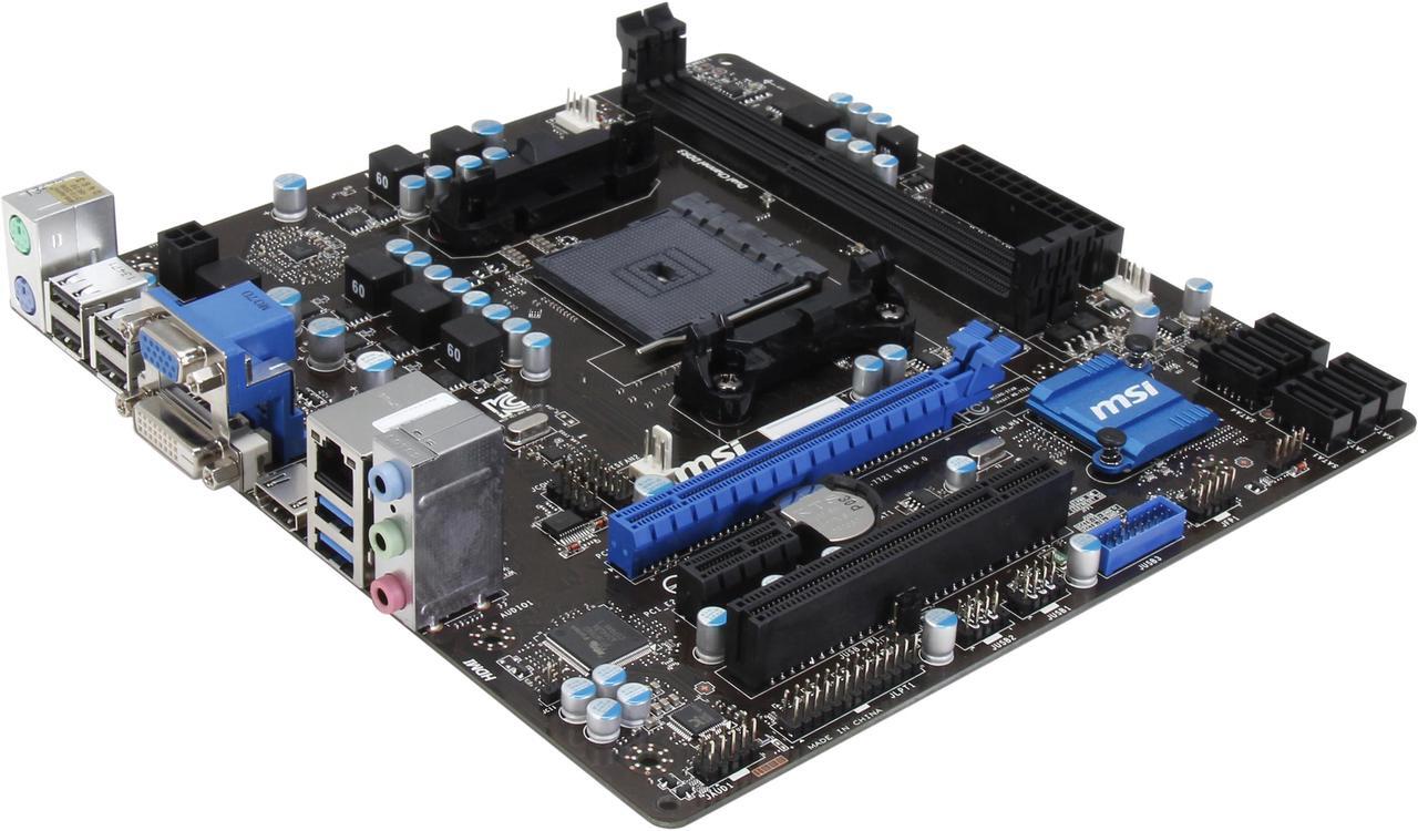 Main image of MSI A88XM-E35 FM2+ / FM2 AMD A88X (Bolton D4) SATA 6Gb/s USB 3.0 HDMI Micro ATX AMD Motherboard