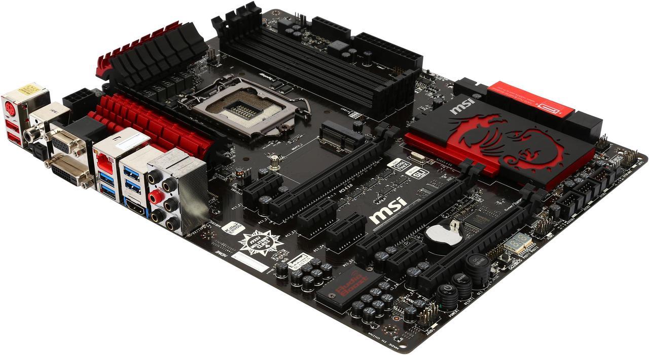 MSI Z97-GD65 Gaming LGA 1150 Intel Z97 HDMI SATA 6Gb/s USB 3.0 ATX Intel Motherboard