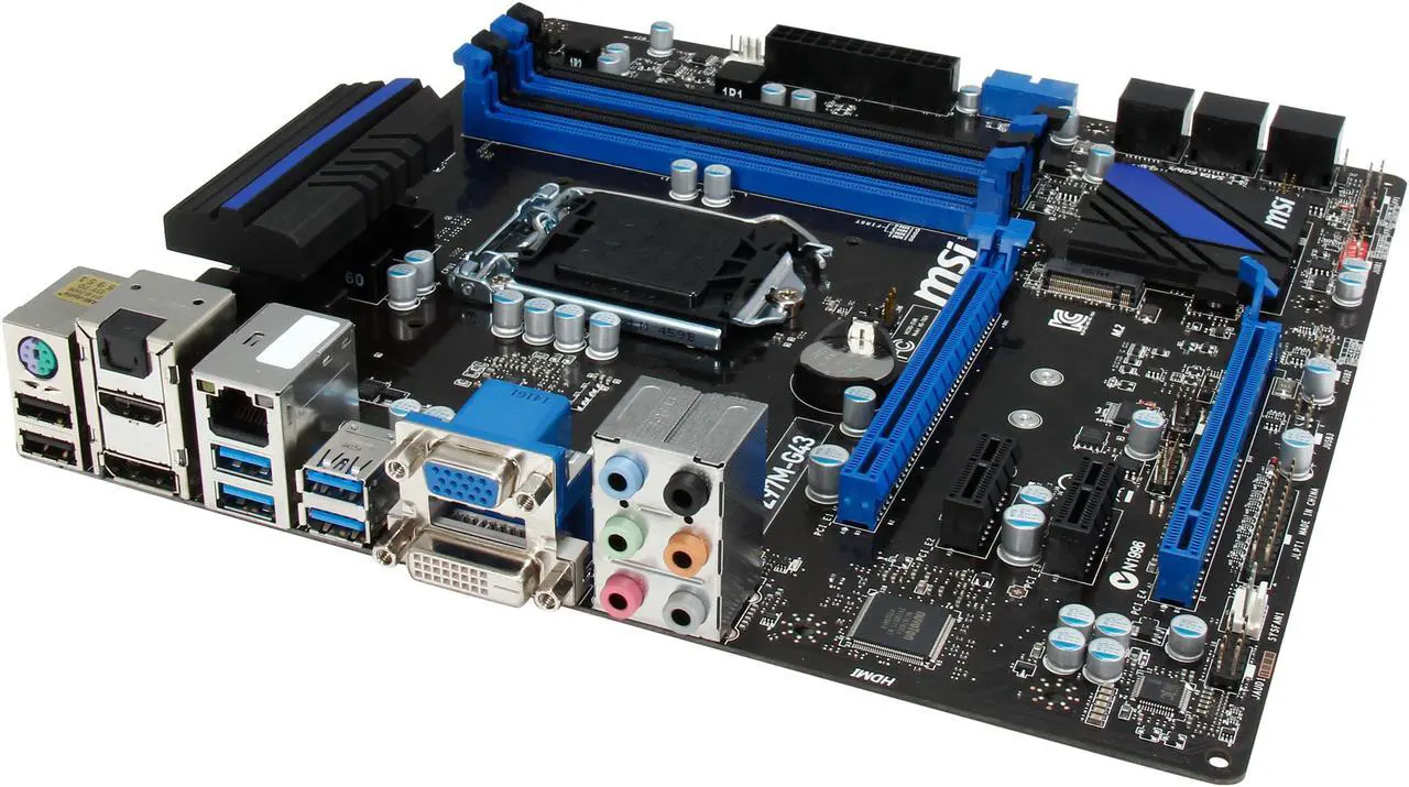 Main image of MSI Z97M-G43 LGA 1150 Intel Z97 HDMI USB 3.0 Micro ATX Intel Motherboard