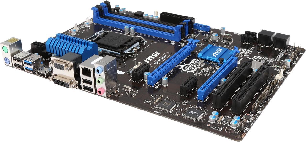Main image of MSI H97 PC Mate Desktop Motherboard - Intel H97 Express Chipset - Socket H3 LGA-1150