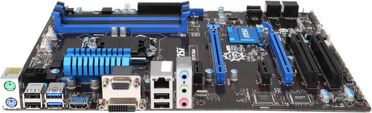 Alt view image 3 of 5 - MSI H97 PC Mate Desktop Motherboard - Intel H97 Express Chipset - Socket H3 LGA-1150