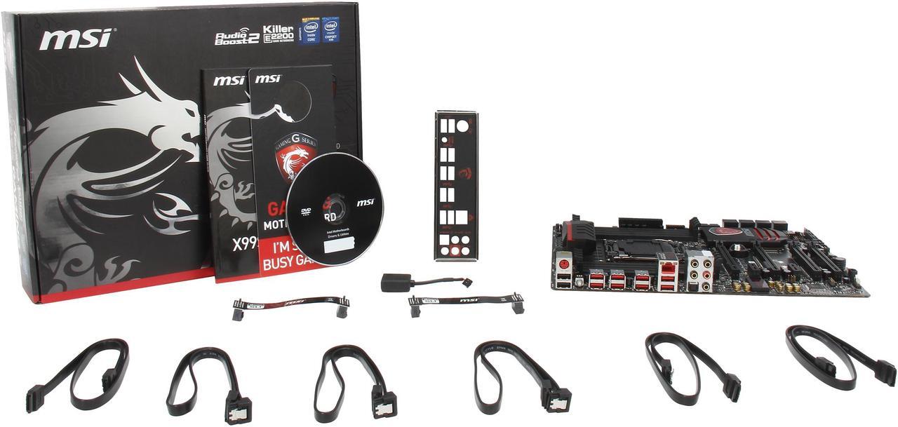 Alt view image 5 of 5 - MSI MSI Gaming X99S Gaming 7 LGA 2011-v3 Intel X99 SATA 6Gb/s USB 3.0 ATX Intel Motherboard