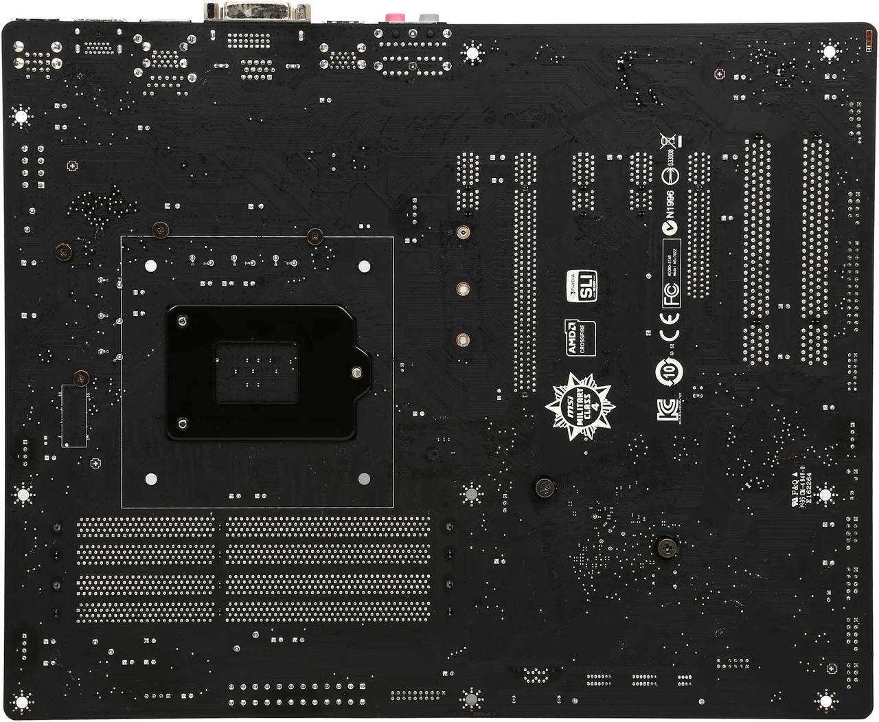 Alt view image 5 of 5 - MSI Z97S SLI Krait Edition LGA 1150 Intel Z97 HDMI SATA 6Gb/s USB 3.0 ATX Intel Motherboard