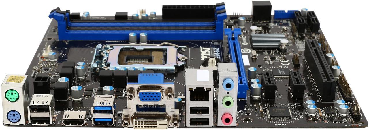 Alt view image 3 of 5 - MSI B85M-E45 LGA 1150 Intel B85 HDMI USB 3.0 Micro ATX Intel Motherboard