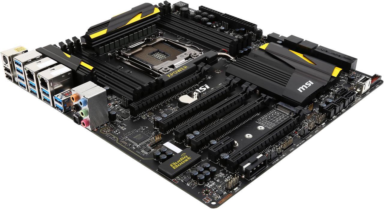 MSI X99A XPOWER AC LGA 2011-v3 Intel X99 SATA 6Gb/s USB 3.1 USB 3.0 Extended ATX Intel Motherboard